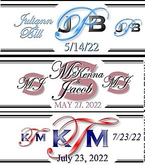 Wedding cigar labels are standard with all cigar roller events